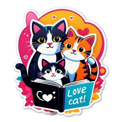 Sticker per la Giornata del Gatto