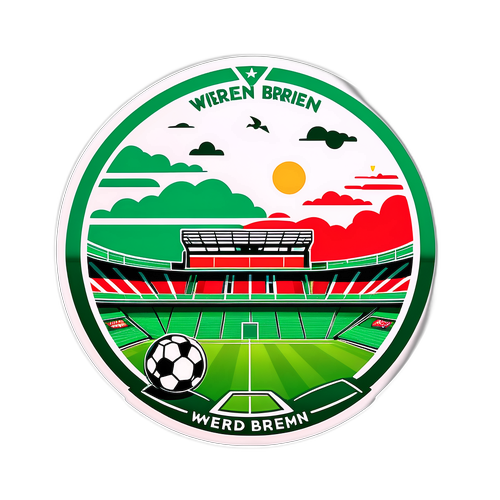 Muundo wa Kisasa wa Sticker wa Werder Bremen na Union Berlin