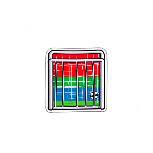 סטיקר של שער כדורגל