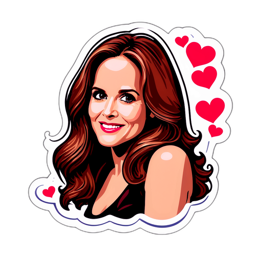 Romantisk klistermärke av Kelly Preston