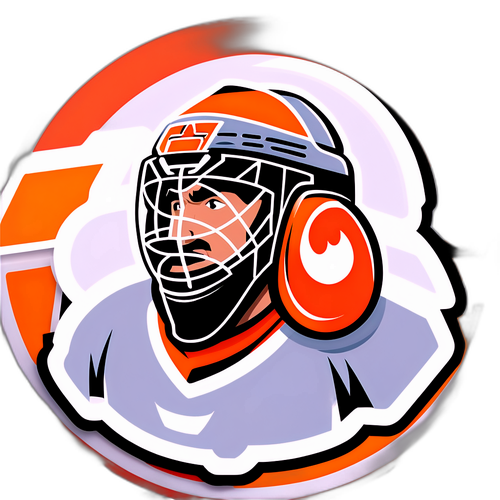 Flyers Logo Ice Hockey Sticker