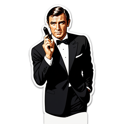 James Bond sa Kanyang Pinakamahusay! Retrospektibong Sticker ni George Lazenby na Magpapaamo sa Iyong Puso!