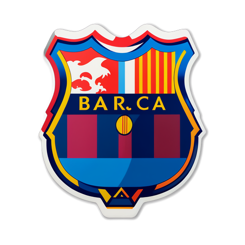 Barca: Le Sticker Qui Inspire et Éveille Votre Passion!