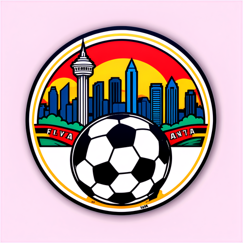 Stiker Ilustrasi Logo Atlanta United