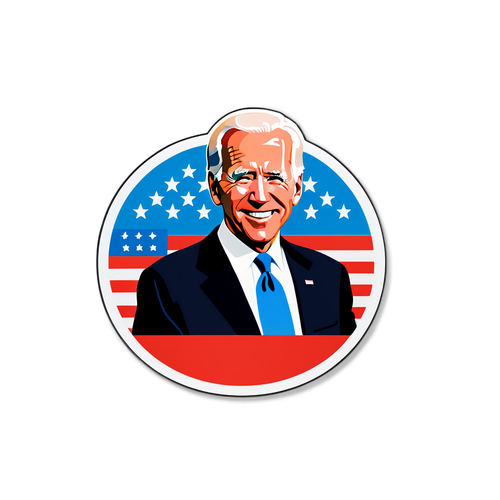 Podpořte Ameriku: Joe Biden v Barvách Hrdosti a Nadšení!