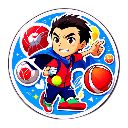 スポーツアイコンを飛ばす青島達也のダイナミックデザイン