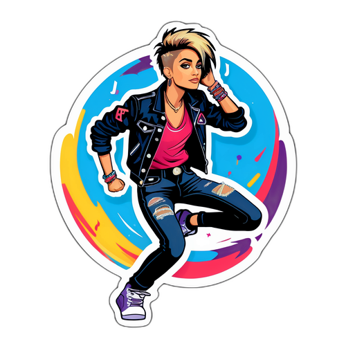 Autocollant emblématique de Paris Jackson