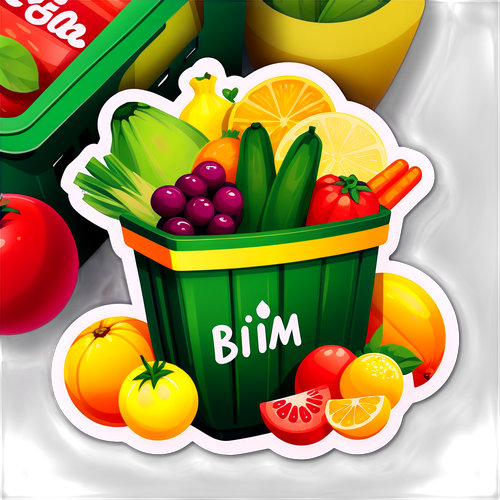Vibrant BİM Marketi Sticker