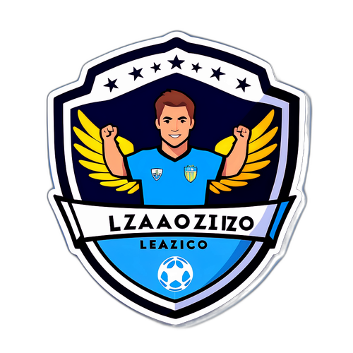 สติกเกอร์ลาซิโอที่แสดงถึงการต่อสู้เพื่อความสำเร็จในลีก