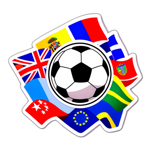 Sticker de Entuziasm pentru Calificările Cupei Mondiale