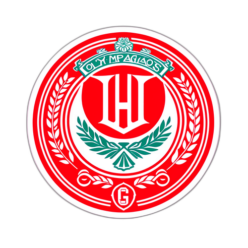 Σχεδίασε μια αυτοκόλλητη με το λογότυπο του Ολυμπιακού