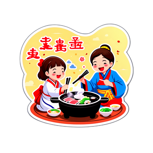 心温まるしゃぶしゃぶのシーン