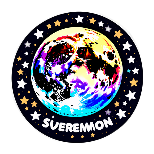 Supermaan Sticker