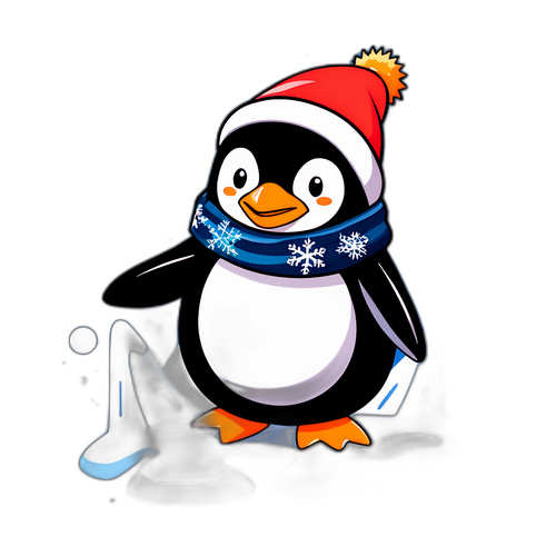 Cheerful Penguin Sliding
