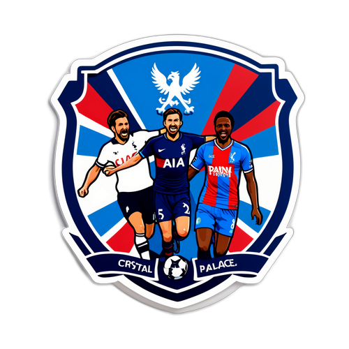 慶祝水晶宮與熱刺歷史交鋒的貼紙