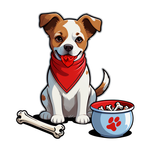 Le Chien Mignon au Bandana Rouge qui Fera Craquer Votre Cœur !