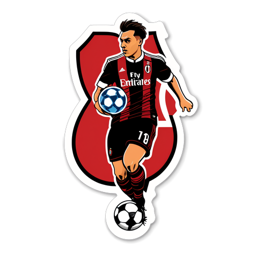 Sticker ya Sherehehe ya AC Milan dhidi ya Bologna