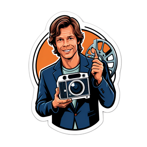 Adesivo di Danny Moder come icona del cinema