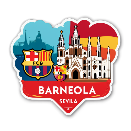 Sticker Sevilla vs Barcelona