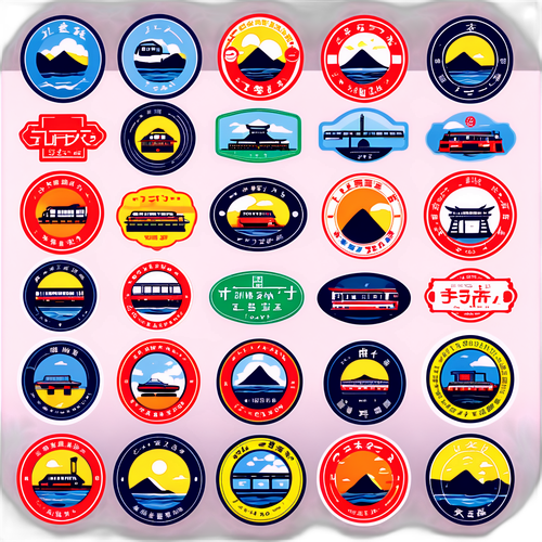 千代田線駅名にインスパイアされたオリジナルイラスト