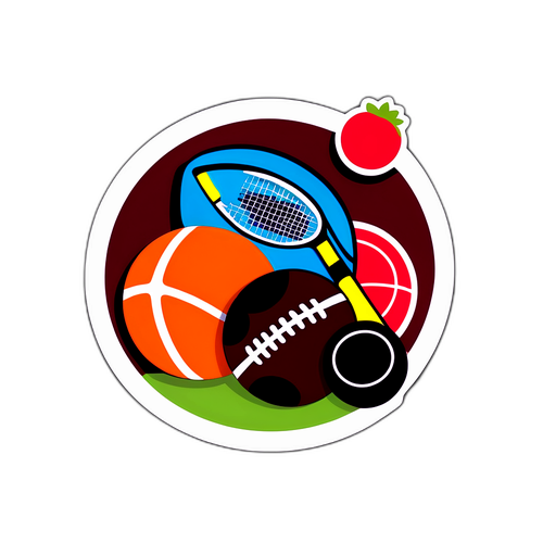 Sticker de Deporte y Arte Culinario