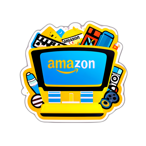 Amazon Prime Video Klistermärke