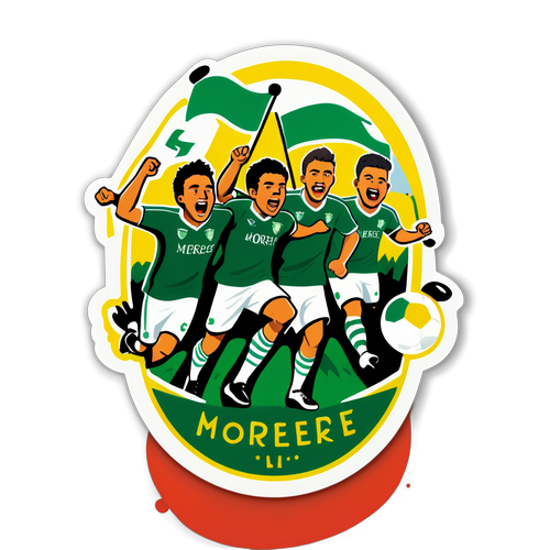 Adesivo de Torcedores Empolgados do Moreirense