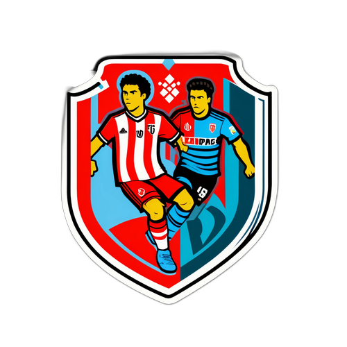 Sticker representando Estudiantes vs Flamengo