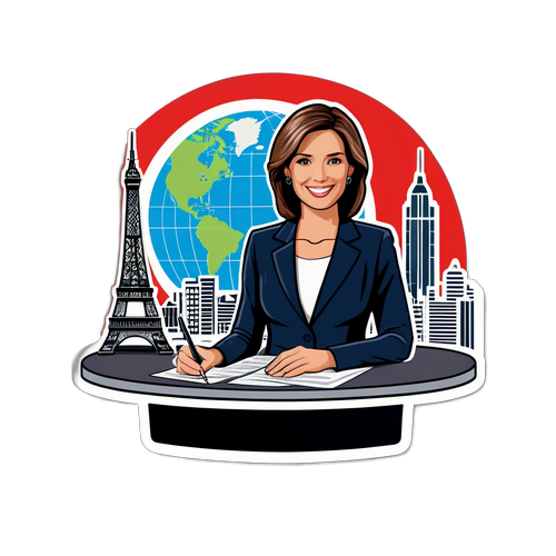 Ancoră de știri Antena 3 CNN la birou