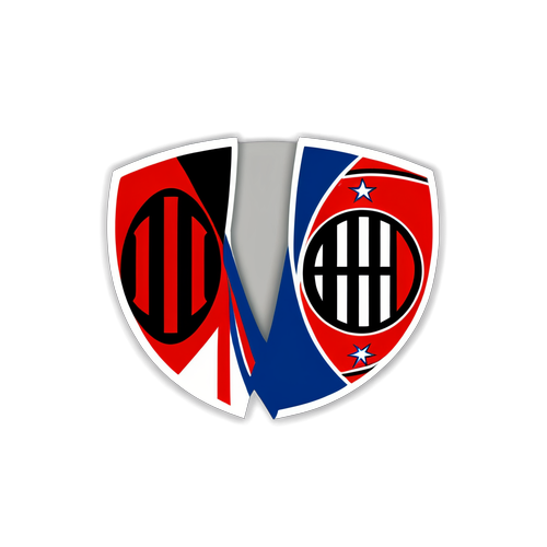 Kreativní reprezentace rivality Dinamo Zagreb a AC Milan