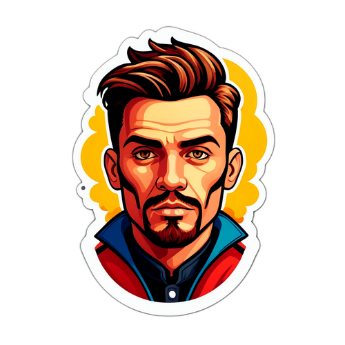 Sticker der symboliserer Adam Holm