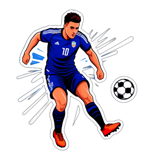 Calafiori med fotball