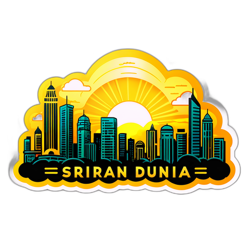 Surya Emas di Atas Kota