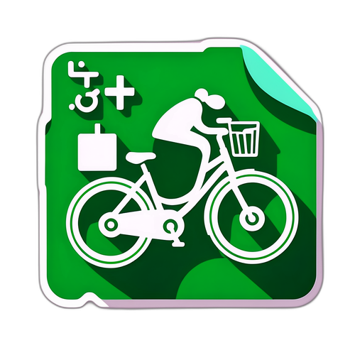 环保出行贴纸