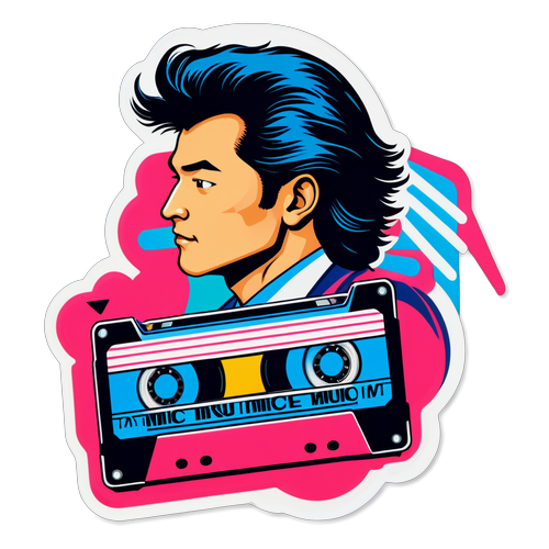 Kembali ke Zaman 80-an: Sticker Retro Michael Miu Yang Menggugah Nostalgia!