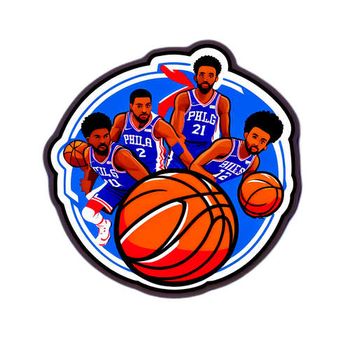 Sticker para sa 76ers: Pagtutulungan