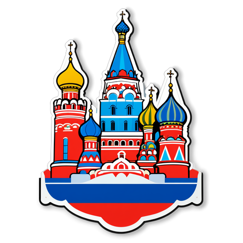 Stiker Simbol Rusia