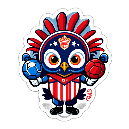 Chivas Mascot Celebration Sticker