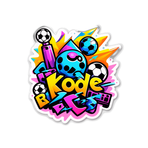 Stiker Gaya Grafiti 'Kode Redeem FC'
