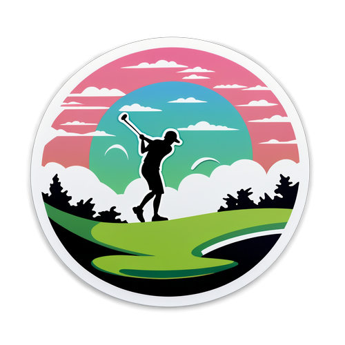 LPGA 로고와 함께하는 아름다운 골프 코스