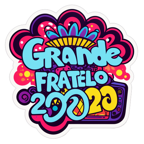 Scopri il Nuovo Grande Fratello 2024: Colori, Fun e Icone Pop in Un Solo Sticker!