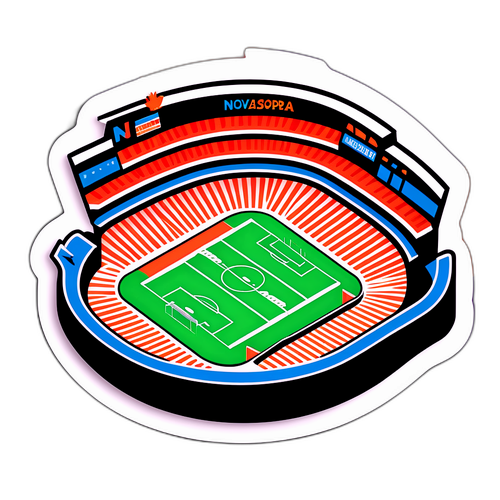 Ένα πολύχρωμο και ζωντανό αυτοκόλλητο για τη Novasports