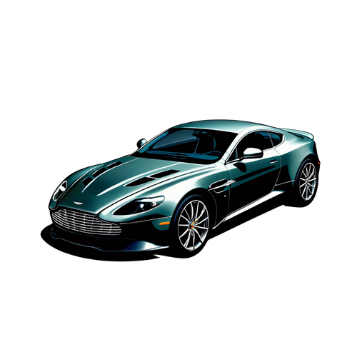 Elegance a výkon: Samolepka Aston Martin