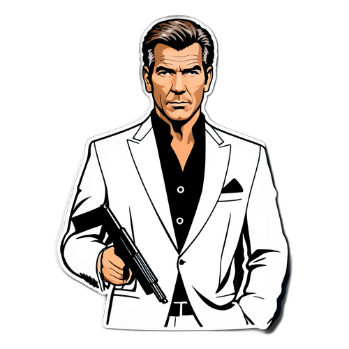 James Bond i stiliserad design