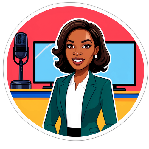 Malika Andrews Live Reporting Sticker