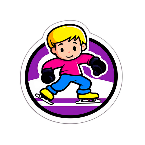 Linus Omark i kreativ skridskostil