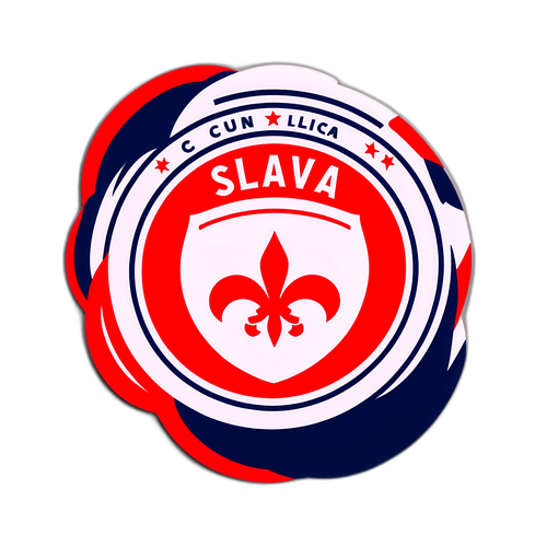 斯拉維亞與巴薩的比賽結果主題貼紙