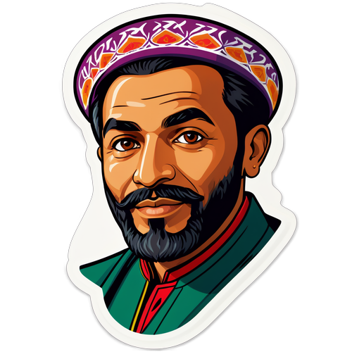 Ontdek de Betoverende Sticker van Yusuf Dikec: Een Vleugje Cultuur en Kunst!