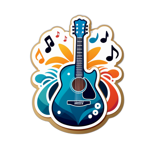 Oasens Logotyp med Gitarr