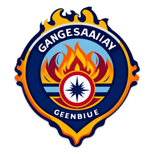 Sticker voor de Galatasaray-Fenerbahçe derby